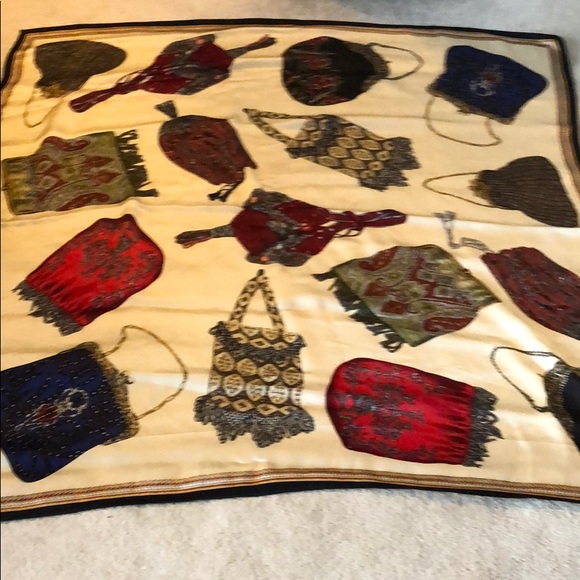 Metropolitan Museum of Art vintage scarf NWOT - Picture 2 of 7